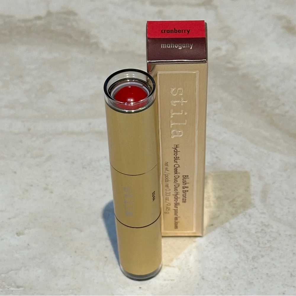 Stila Blush & Bronze Hydro-Blur Cheek Duo- Cranberry & Mahogany